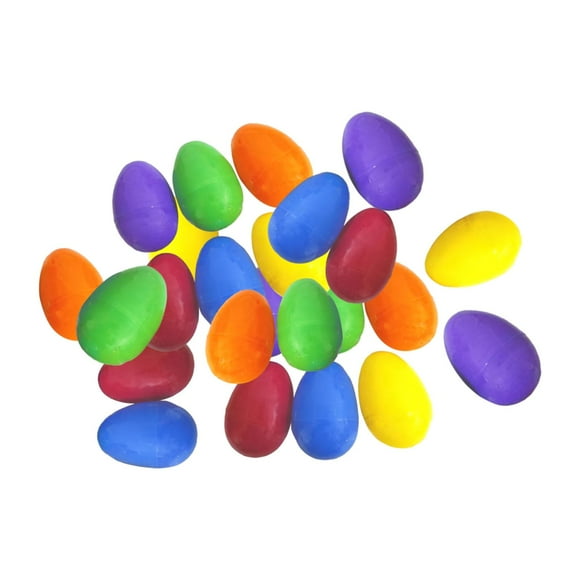 24 Piezas De Huevos De Pascua Vacíos Cestas De Pascua Sin Relleno Sunnimix