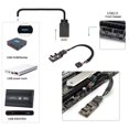 thumbnail image 2 of HUGFEGWE USB 2.0 9Pin/10Pin 1 to 2 USB 3.1 Type E Female Front Panel Socket Mainboard Header Extension Adapter CJ25311-8315, 2 of 9