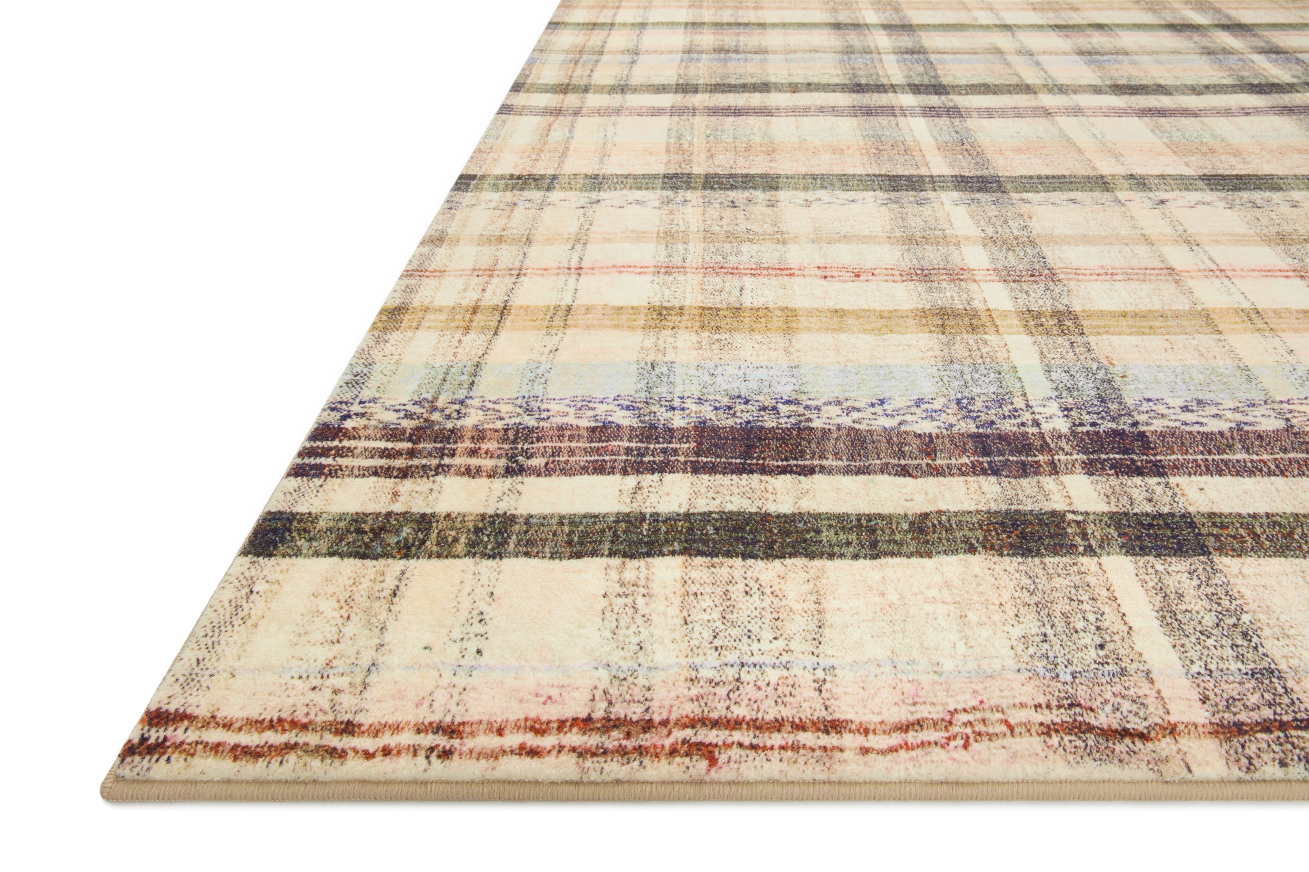 Chris Loves Julia x LoloiHumphrey Ivory / Multi 3'-6" x 5'-6" Accent Rug
