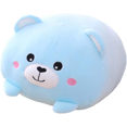 thumbnail image 1 of Almohada cilíndrica de peluche de oso lindo de 8 pulgadas (aprox. 20,3 cm), cubrecama de juguete para hacer juguetes animados súper suaves, tela Kawaii para dormir para niños, 1 of 4