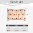 thumbnail image 4 of Rateoe A Simple Autumn Pattern Pillow Covers with Invisible Zipper(Pillows are not Included) Standard Pillowcases-14"x20", 4 of 6
