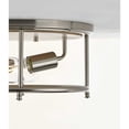 thumbnail image 3 of Progress Lighting Durrell 2-Light Flush Mount, Matte Black, Open-Cage, Steel, 3 of 3