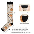 thumbnail image 3 of FORMRS Womens Knee High Socks Casual Long Thick Travel Daily Wear, 2 Pairs, Orange Fall Pumpkin, 3 of 6