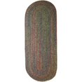 thumbnail image 1 of Rhody Rug KA23R024X096 Katie 2 x 8 ft. Multi Indoor-Outdoor Oval Braided Rug, Dark Taupe, 1 of 1