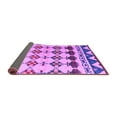 thumbnail image 2 of Ahgly Company Indoor Round Abstract Purple Modern Area Rugs, 6' Round, 2 of 4