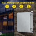 thumbnail image 2 of Caja de conexiones eléctricas impermeable Joisyoya 22x17x11cm IP67, 2 of 6