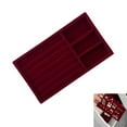 thumbnail image 2 of AOOOWER Soft Lint Jewelry Storage Tray for Rings and Earrings Display Solution, 2 of 16