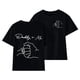 thumbnail image 1 of Gibobby Blusas Termicas Dama Camiseta para niños pequeños y niñas, camiseta de manga corta para niños, camiseta de manga corta con cuello redondo para padres e hijos, ropa par(Negro, 9-10 Años), 1 of 4