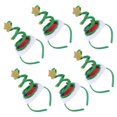 thumbnail image 1 of 6Pcs Christmas Tree Headband Festive Style Accessory For Children Size 26x9.5cm Perfect For Christmas Celebration, 1 of 5