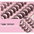 thumbnail image 3 of DIY Lash Extension Kit 30 Pairs of  Curl False Eyelashes with DD Curvature Simulating Nature, 3 of 13