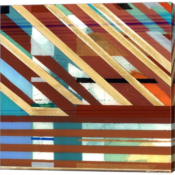 Great Art Now Zig Zag I by Bellissimo Art, Canvas Wall Art, 12W x 12H