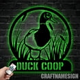 thumbnail image 4 of Craftnamesign Custom Duck Coop Metal Wall Art With LED Light, Personalized Farmer Name Sign, 4 of 5