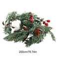thumbnail image 3 of Christmas Picks and Sprays Christmas Tree Floral Picks Holly Red Berry Stems Spray for Crafts Artificial Faux Pine Branches Pine Cones Branches for Xms Tree Home Decor Garland Wreath (Lovely), 3 of 6