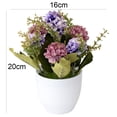 thumbnail image 4 of Limei Decorative Simulated Flower Pot Hydrangea for Home Vivid, 4 of 7
