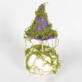 thumbnail image 2 of Mini Halloween Witch Hat Pumpkin Ornament Realistic Grinning Fake Foam Pumpkin Decor for Dining Table Fireplace Mantel Shelf Cabinet Holiday Fall Party Centerpiece, Halloween, Green, Style A, 2 of 6
