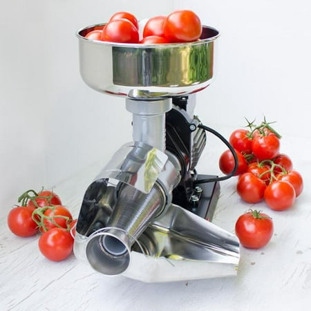 WYZworks Commercial Grade Electric Tomato Strainer Milling Strain Press Machine (Best Tomato Milling Machine)