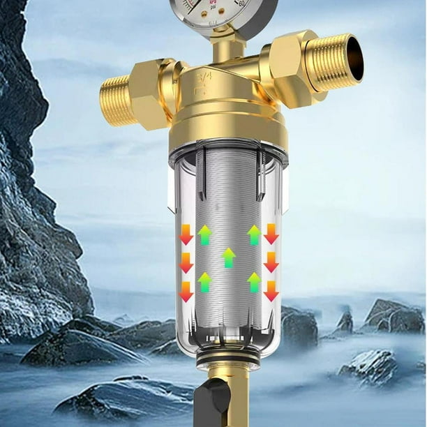 Filtro De Agua De Sedimentos Giratorios Para Toda La Casa, Filtro De Agua De Retrolavado Reutilizable