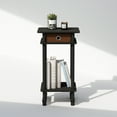 thumbnail image 7 of Furinno Turn-N-Tube Tall Nightstand with Bin, Espresso/Brown, 7 of 7