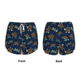thumbnail image 3 of Balery Sea Turtles Swimming Pantalones cortos deportivos para mujer con forro y dos bolsillos, elásticos, para entrenamiento, gimnasio, yoga-Large, 3 of 7