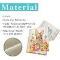 thumbnail image 5 of TETOU Easter Bunny Table Runner 72" Spring Rabbit Eggs Table Runner Home Dining Party Decor, 5 of 6