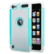 New Apple iPod Touch 5/6/7th Generation Case, Anti-Slip Hybrid Case - Teal
