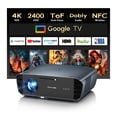 thumbnail image 1 of Proyector CAIWEI Google TV 4K Ultra HD 2400 lúmenes ANSI, 1 of 9