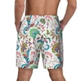 thumbnail image 4 of Goofa Fairy Flower Printed Men's Swim Trunks Board Shorts Quick Dry Mens Swimming Trunks with Compression Liner,Breathable Fit Hawaii Beach Shorts-, 4 of 9
