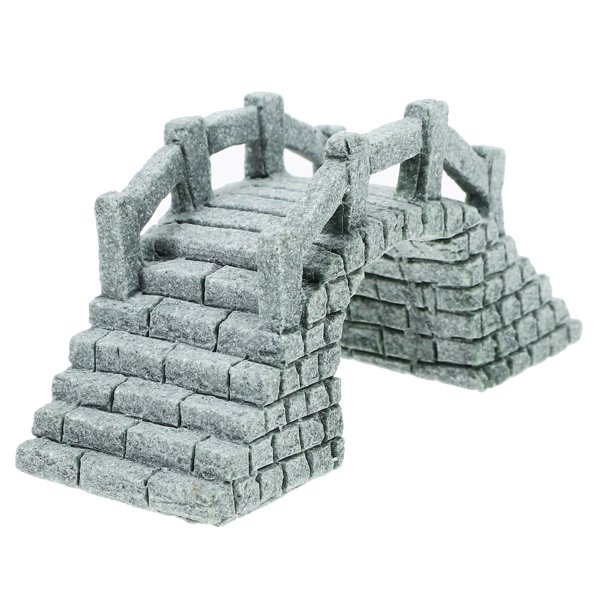 KAKOWELY Estatua de puente en miniatura, figura de puente, micropaisaje para decorar peceras.