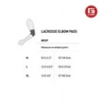 thumbnail image 2 of G-Form Unhinged Lacrosse Elbow Sleeve - Elbow Support Compression Sleeve - White, Adult Large, 2 of 5