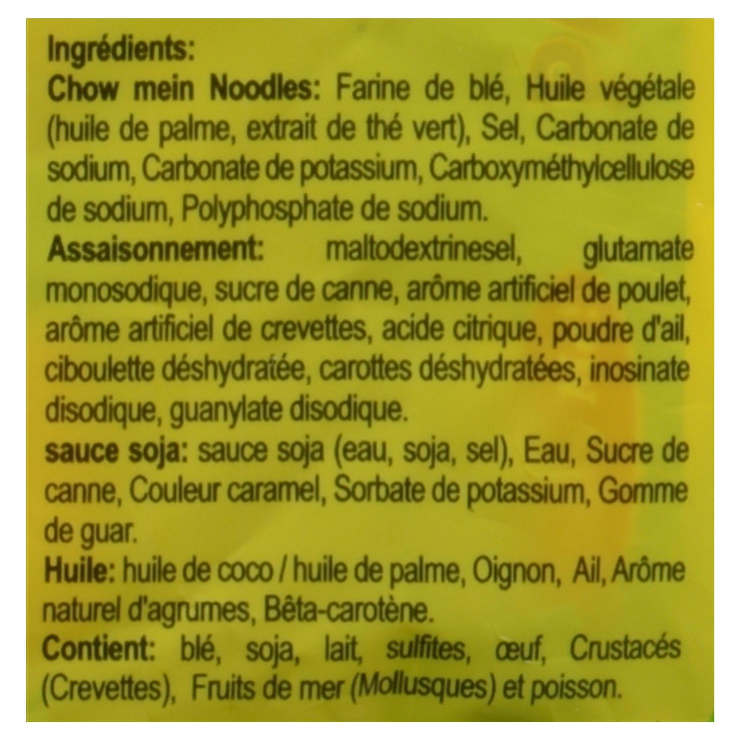 Lucky Me! Nouilles instantanées Pancit Canton Saveur de Calamansi 6 x 60g