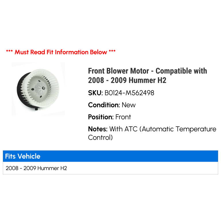 Connecteur De Ventilateur électrique Pour Cadillac Escalade 06-12 Hummer H2 08-09 - Référence PT2649, Neuf