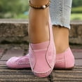 thumbnail image 4 of Xfvqtps Womens Loafers Soft Flat Shoes Casual Slip on Shoes Breathable Perforated Design Comfortable Everyday Wear Pink, 4 of 8