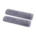 thumbnail image 2 of Seat Belt Covers, Car Seat Covers, Sheepskin Seat Covers, Beige Car Accessories, 10X3 in, Grey, 2 Pc, Car interior Accessories, Accessories for Car, Car Seat Covers & Accessories, 2 of 7