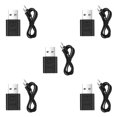 thumbnail image 3 of Methold Receptor de audio para automóvil Adaptador de música V5.0 compatible con Bluetooth Receptor estéreo USB de 3,5 mm para oficina en Type2, 3 of 6