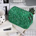 thumbnail image 6 of Hirioo Green Glitter for Large Grid Mesh Pencil Case with Zipper Stationery Organizer Case, 6 of 7