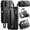 Black, variant on Crossbody for Samsung Galaxy A17 Case Wallet【RFID Blocking】with 10-Card Holder Zipper Bills Slot, Soft PU Leather Magnetic Shoulder Wrist Strap for Samsung Galaxy A17 Wallet Case Women