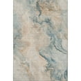 thumbnail image 2 of Addison Rugs Mayfield Premium Machine Washable Transitional Abstract Teal Rectangle Rug, 8' X 10' Machine Washable Transitional Abstract Teal Oversized Sherpa Throw Blanket, 2 of 7