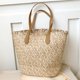 thumbnail image 5 of Bolso de hombro de verano Cuerda de papel Bolsos tejidos a mano Portátil para viajes (Caqui) Ehuebsd Para Estrenar, 5 of 9