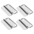 thumbnail image 6 of WORGEOUS 4pcs Stainless Steel Recessed Pull Handles For Drawers And Cabinets Removable Handle Heavy Duty Handle Recessed Handle Pull Cart Handle, 6 of 8