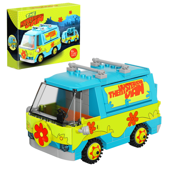 Scooby Doo the Mystery Machine Building Block Set Bus Car Play Vehicle Set Gift Toys for Kids Boys 6+ Years