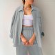 thumbnail image 2 of Conjunto casual de dos piezas para mujer con blusa ancha y pantalones elásticos - Tallas S-XL, 2 of 5