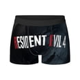 thumbnail image 2 of Calzoncillos tipo bóxer transpirables para hombre de Resident-Evil, ropa interior para hombre, regalo, 2 of 5
