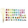 thumbnail image 3 of Juguete de cordón de de madera, juego de de cuerda para manualidades DIY para cumpleaños, niño pequeño 51 CUTICAT juegos de enhebrar cuentas, 3 of 7