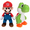 Mario and Yoshi, variant on Kids Super Mario Bedding Plush Cuddle and Decorative Pillow Buddy