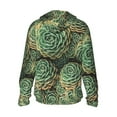 thumbnail image 3 of Balery Succulents Men's Women's UPF 50+ Sun Protection Lightweight Hoodie Performance Long Sleeve Shirt for Fishing Running-X-Large, 3 of 9