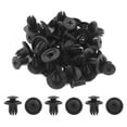thumbnail image 2 of Unique Bargains 20 Pcs 10mm Dia Hole Black Plastic Car Fender Rivets Panel Clip Screw Fastener, 2 of 2