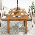 thumbnail image 6 of Tribesigns 70.86 in Rectangle Spacious Dining Table, Walnut, 6 of 7