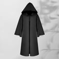 thumbnail image 2 of Renaissance Cloak with Hood Men Women, Medieval Vintage Cape Halloween Costume Cosplay Wizard Witch Cloak, 2 of 8
