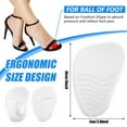 thumbnail image 3 of Vogacara Almohadilla metatarsiana, almohadillas de Gel duraderas portátiles para pies, cojín para talón, buena viscosidad, profesional, Cuidado de los pies, 3 of 6