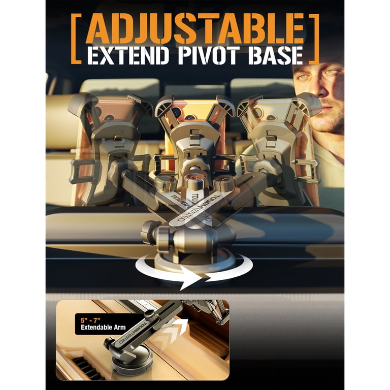 ToughTested Dashboard Car Phone Mount, Extendable photo 6
